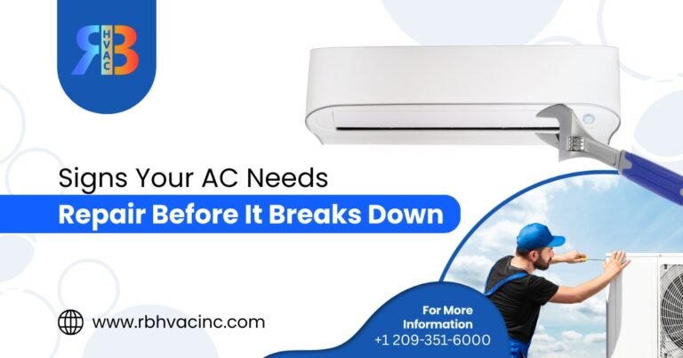 10 Signs Your AC Needs Repair | RB HVAC Inc. California