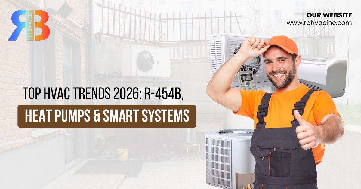 Top HVAC Trends 2026: R-454B, Heat Pumps & Smart Systems